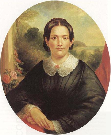 John Mix Stanley Portrait of Mrs. Benjamin Pitman China oil painting art